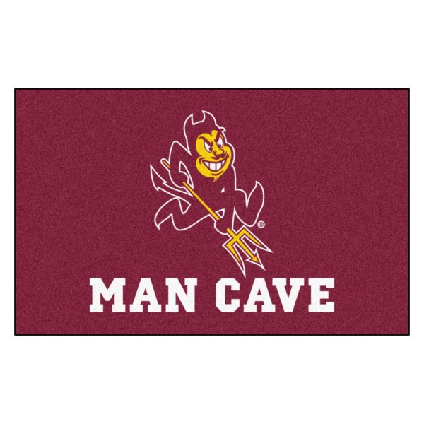 FanMats® - Arizona State University 60" x 96" Nylon Face Man Cave Ulti-Mat with "Sparky" Logo