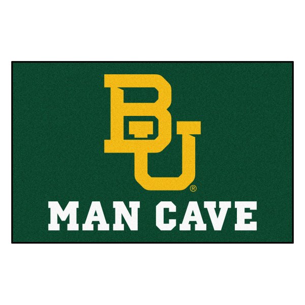 FanMats® - Baylor University 19" x 30" Nylon Face Man Cave Starter Mat with "BU" Logo