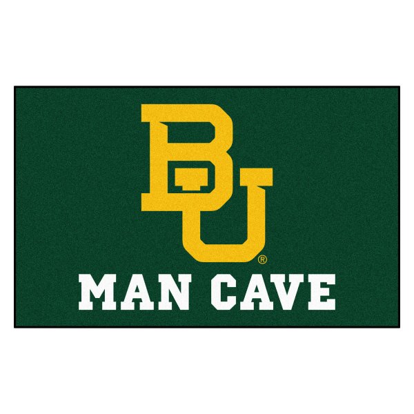 FanMats® - Baylor University 60" x 96" Nylon Face Man Cave Ulti-Mat with "BU" Logo