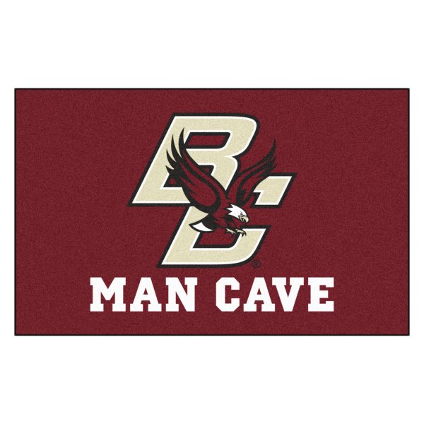 FanMats® - Boston College 60" x 96" Nylon Face Man Cave Ulti-Mat with "BC & Eagle" Logo