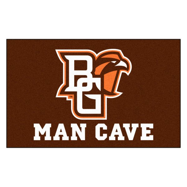 FanMats® - Bowling Green State University 60" x 96" Nylon Face Man Cave Ulti-Mat with "BG & Falcon" Logo