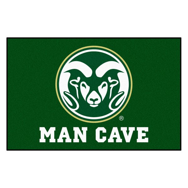 FanMats® - Colorado State University 19" x 30" Nylon Face Man Cave Starter Mat with "Ram" Logo