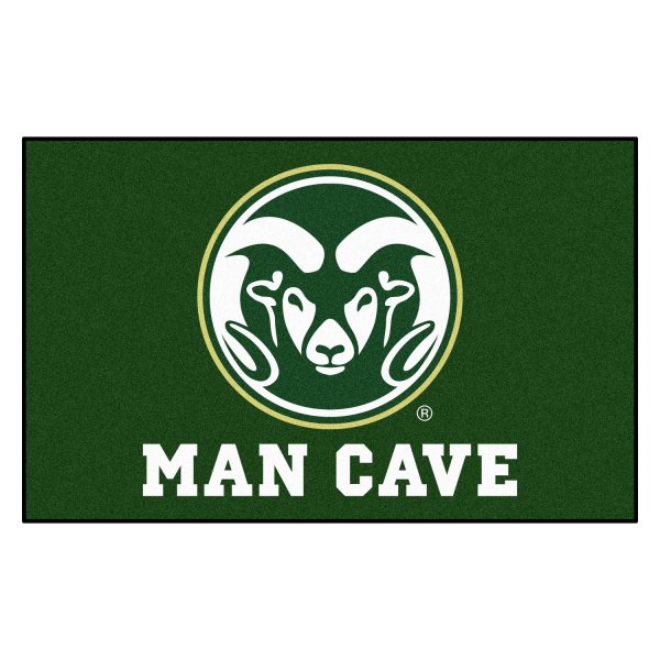 FanMats® - Colorado State University 60" x 96" Nylon Face Man Cave Ulti-Mat with "Ram" Logo