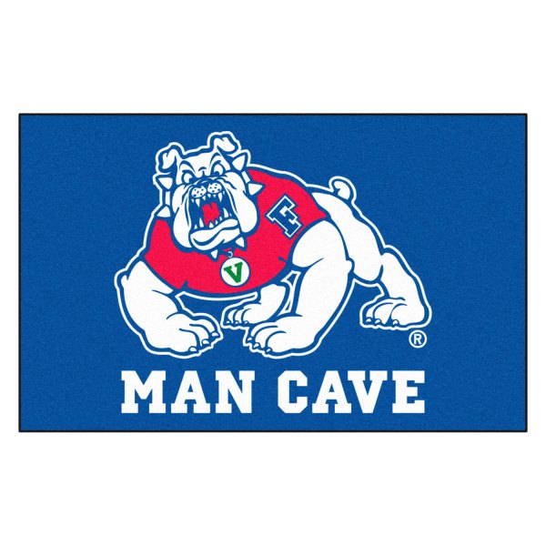 FanMats® - Fresno State University 60" x 96" Blue Nylon Face Man Cave Ulti-Mat