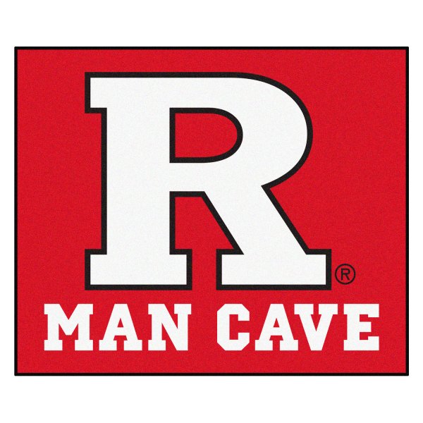FanMats® - Rutgers University 59.5" x 71" Nylon Face Man Cave Tailgater Mat with "Block R" Logo