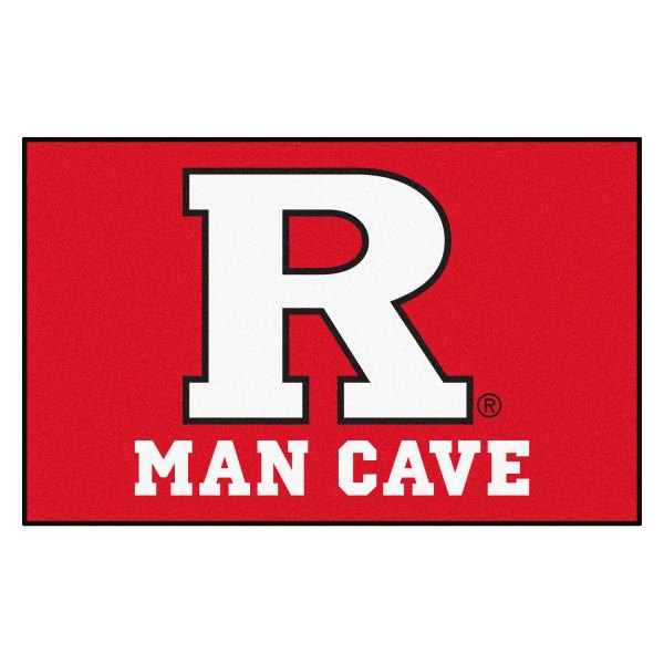 FanMats® - Rutgers University 60" x 96" Nylon Face Man Cave Ulti-Mat with "Block R" Logo