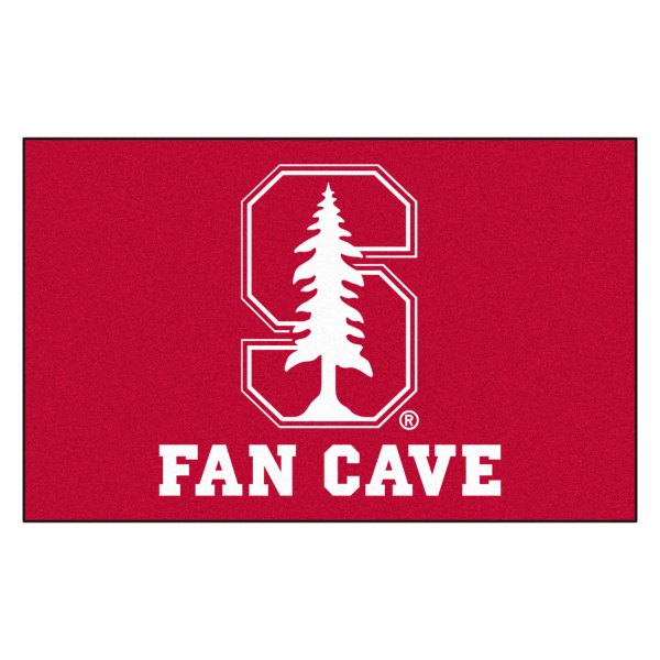 FanMats® - Stanford University 60" x 96" Nylon Face Man Cave Ulti-Mat with "S with Cardinal" Logo