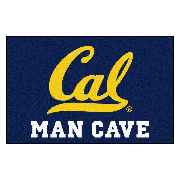 FanMats® - University of California (Berkeley) 19" x 30" Nylon Face Man Cave Starter Mat with "Script Cal" Logo