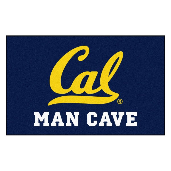 FanMats® - University of California (Berkeley) 60" x 96" Nylon Face Man Cave Ulti-Mat with "Script Cal" Logo