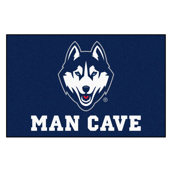 FanMats® - University of Connecticut 19" x 30" Nylon Face Man Cave Starter Mat with "UCONN" Wordmark