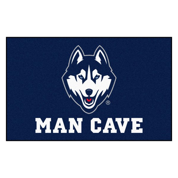 FanMats® - University of Connecticut 60" x 96" Nylon Face Man Cave Ulti-Mat with "UCONN" Wordmark