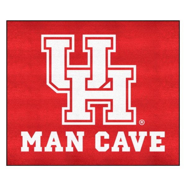 FanMats® - University of Houston 59.5" x 71" Nylon Face Man Cave Tailgater Mat with "Interlocked UH" Logo