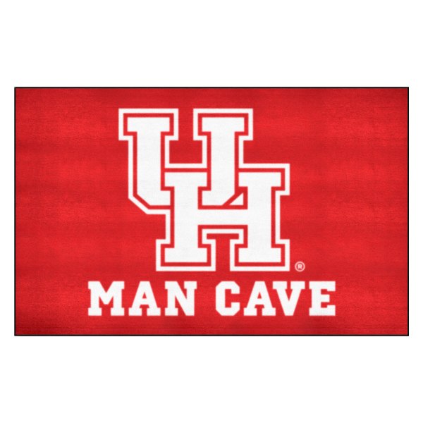 FanMats® - University of Houston 60" x 96" Nylon Face Man Cave Ulti-Mat with "Interlocked UH" Logo