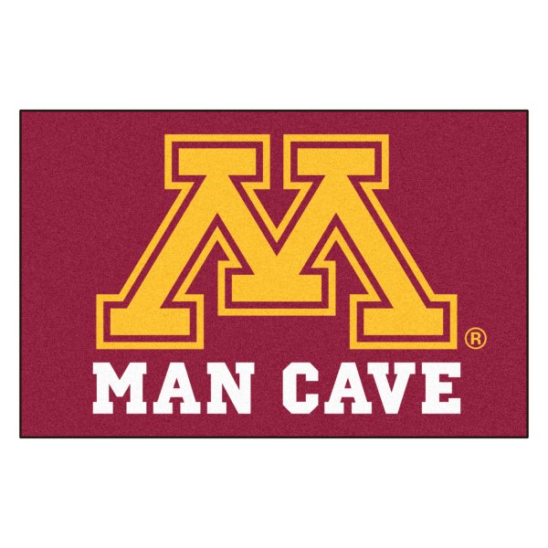 FanMats® - University of Minnesota 19" x 30" Nylon Face Man Cave Starter Mat with "Block M" Logo