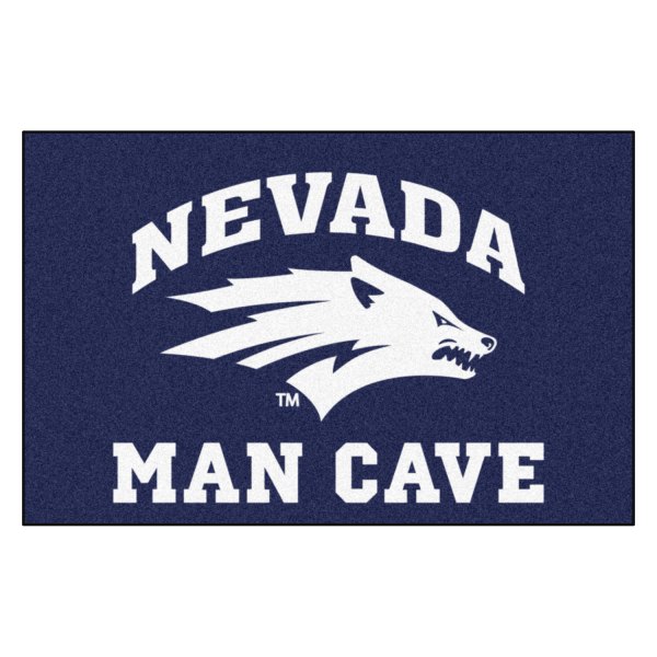 FanMats® - University of Nevada 19" x 30" Nylon Face Man Cave Starter Mat with "Nevada & Wolf" Logo