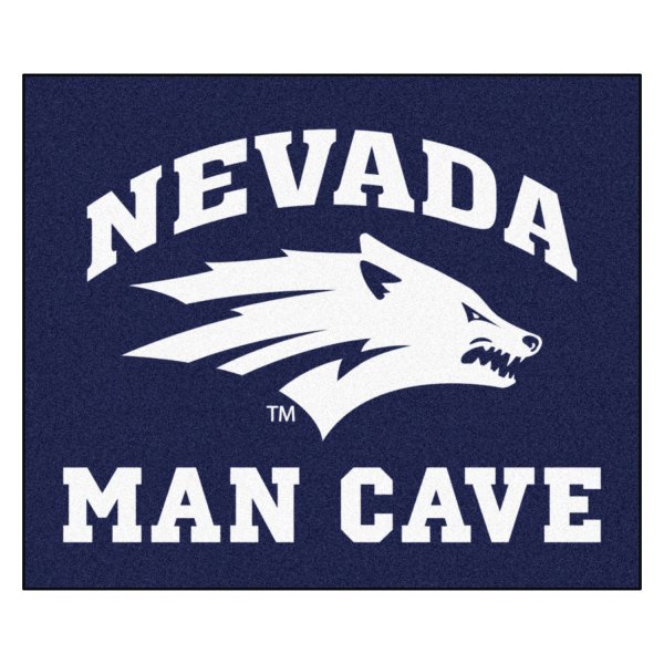 FanMats® - University of Nevada 59.5" x 71" Nylon Face Man Cave Tailgater Mat with "Nevada & Wolf" Logo
