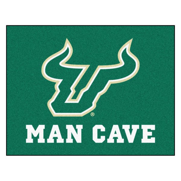 FanMats® - University of South Florida 33.75" x 42.5" Nylon Face Man Cave All-Star Floor Mat with "Bull" Logo