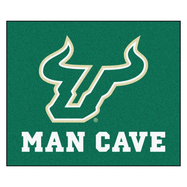 FanMats® - University of South Florida 59.5" x 71" Nylon Face Man Cave Tailgater Mat with "Bull" Logo
