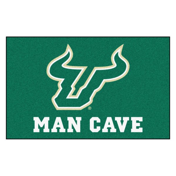 FanMats® - University of South Florida 60" x 96" Nylon Face Man Cave Ulti-Mat with "Bull" Logo