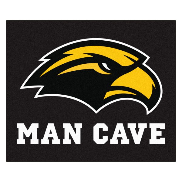 FanMats® - University of Southern Mississippi 59.5" x 71" Nylon Face Man Cave Tailgater Mat with "Eagle" Logo