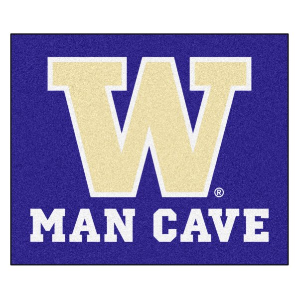 FanMats® - University of Washington 59.5" x 71" Nylon Face Man Cave Tailgater Mat with "W" Logo