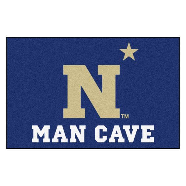 FanMats® - U.S. Naval Academy 19" x 30" Nylon Face Man Cave Starter Mat with "N" Primary Logo