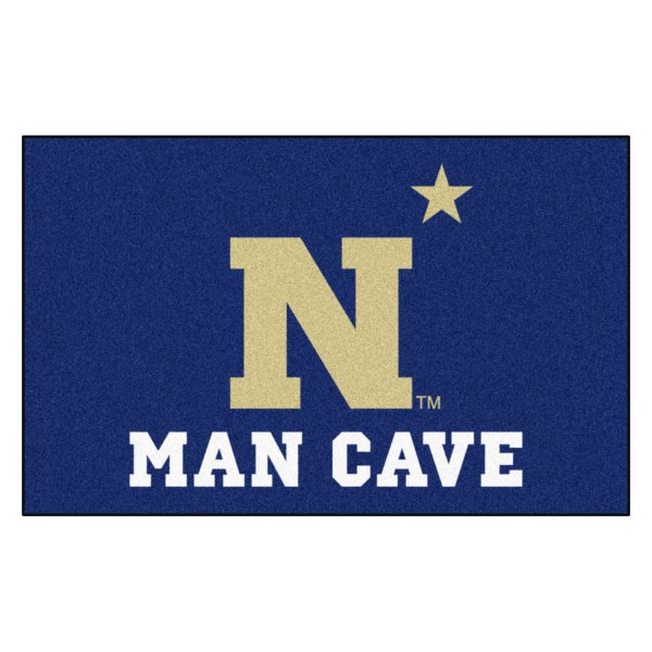 FanMats® - U.S. Naval Academy 60" x 96" Nylon Face Man Cave Ulti-Mat with "N" Primary Logo