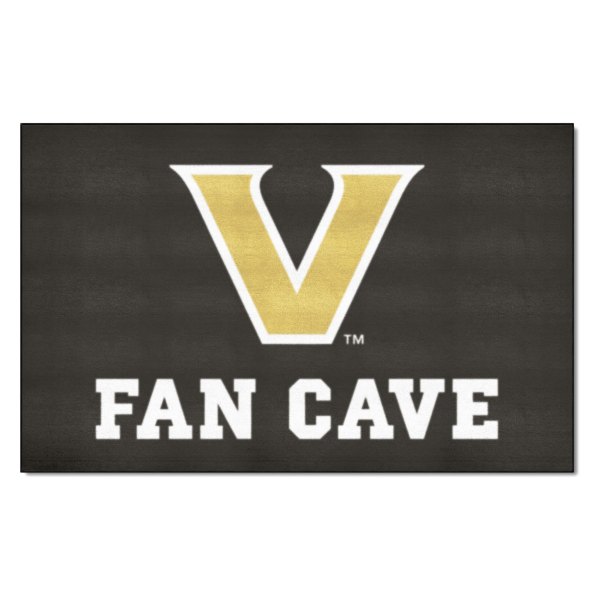 FanMats® - Vanderbilt University 60" x 96" Nylon Face Man Cave Ulti-Mat with "V Star" Logo