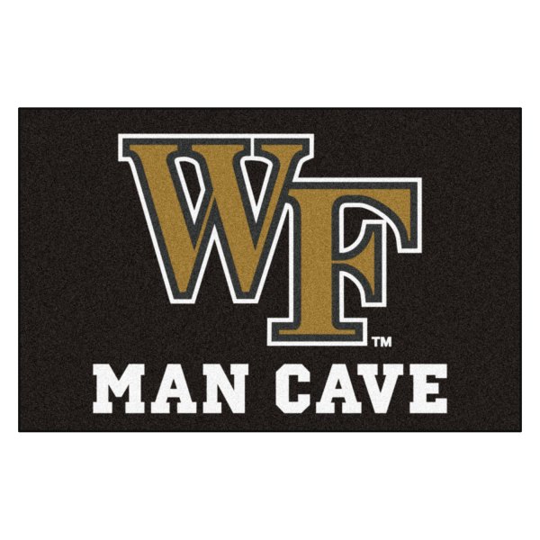FanMats® - Wake Forest University 19" x 30" Nylon Face Man Cave Starter Mat with "WF" Logo
