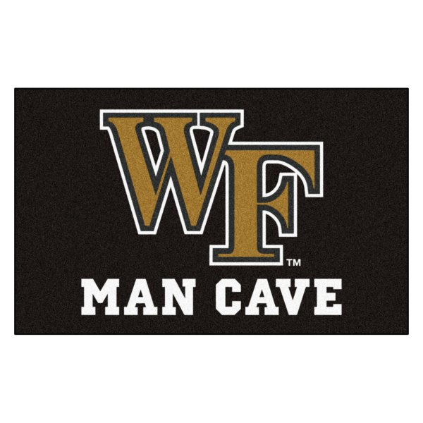 FanMats® - Wake Forest University 60" x 96" Nylon Face Man Cave Ulti-Mat with "WF" Logo