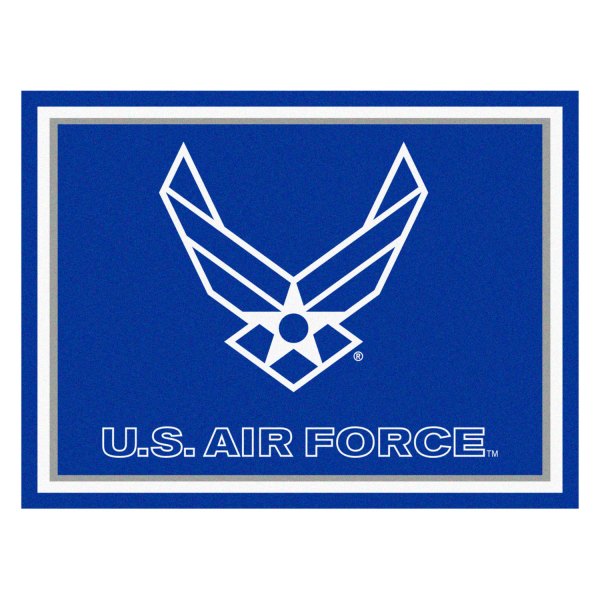 FanMats® - U.S. Air Force 96" x 120" Nylon Face Ultra Plush Floor Rug with "Air Force" Official Logo
