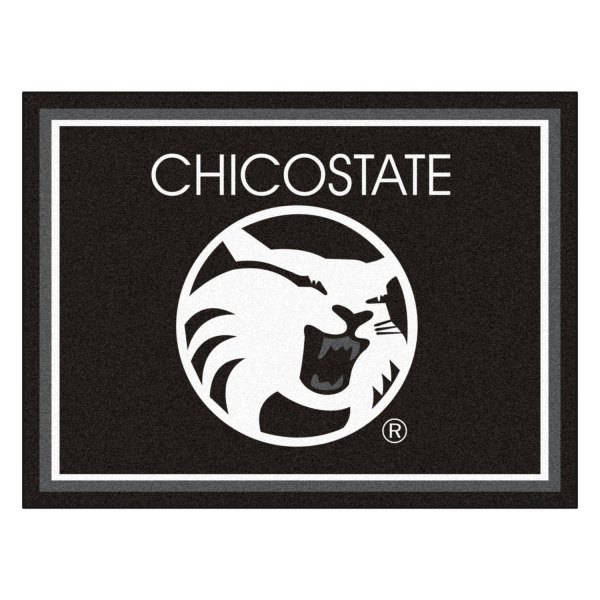 FanMats® - Cal State University (Chico) 96" x 120" Nylon Face Ultra Plush Floor Rug with "Wildcat" Logo