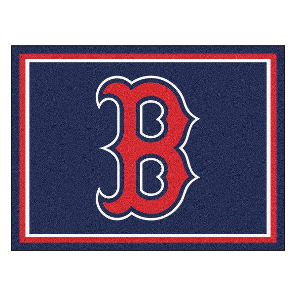 FanMats® - Boston Red Sox 96" x 120" Nylon Face Ultra Plush Floor Rug