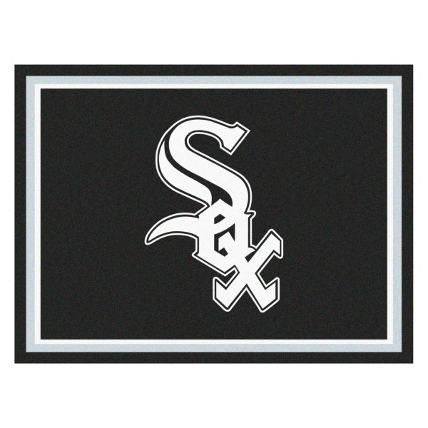FanMats® - Chicago White Sox 96" x 120" Nylon Face Ultra Plush Floor Rug with "Sox" Primary Logo