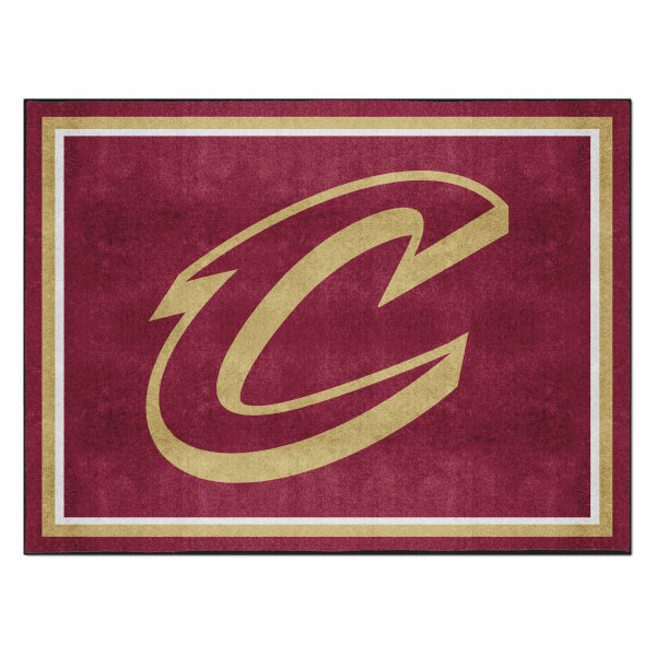FanMats® - Cleveland Cavaliers 96" x 120" Nylon Face Ultra Plush Floor Rug with "C with Sword" Logo