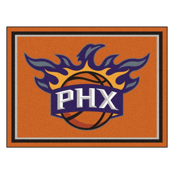 FanMats® - Phoenix Suns 96" x 120" Nylon Face Ultra Plush Floor Rug with "Phonenix Bird & PHX" Logo