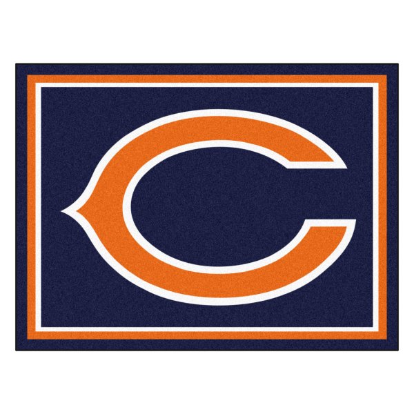 FanMats® - Chicago Bears 96" x 120" Nylon Face Ultra Plush Floor Rug with "C" Logo