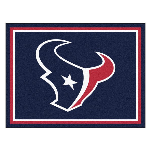 FanMats® - Houston Texans 96" x 120" Nylon Face Ultra Plush Floor Rug with "Texans" Logo