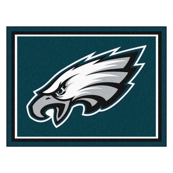 FanMats® - Philadelphia Eagles 96" x 120" Nylon Face Ultra Plush Floor Rug with "Eagles" Logo