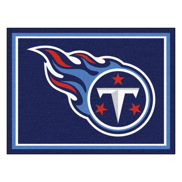 FanMats® - Tennessee Titans 96" x 120" Nylon Face Ultra Plush Floor Rug with "Comet T" Logo