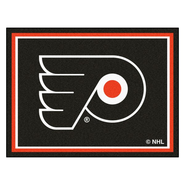 FanMats® - Philadelphia Flyers 96" x 120" Nylon Face Ultra Plush Floor Rug with "P" Logo