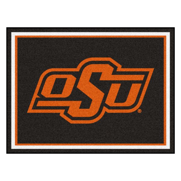 FanMats® - Oklahoma State University 96" x 120" Nylon Face Ultra Plush Floor Rug with "OSU" Logo
