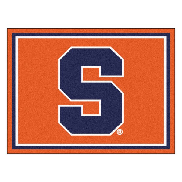 FanMats® - Syracuse University 96" x 120" Nylon Face Ultra Plush Floor Rug with "Block S" Logo