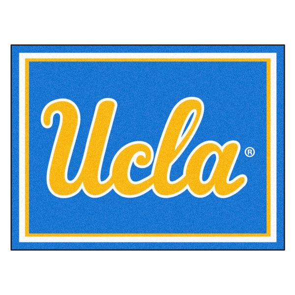 FanMats® - University of California (Los Angeles) 96" x 120" Nylon Face Ultra Plush Floor Rug with "script UCLA" Logo