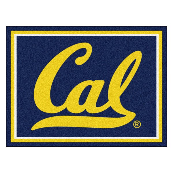 FanMats® - University of California (Berkeley) 96" x 120" Nylon Face Ultra Plush Floor Rug with "Script Cal" Logo
