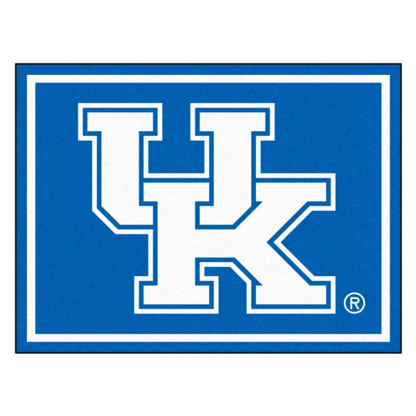 FanMats® - University of Kentucky 96" x 120" Nylon Face Ultra Plush Floor Rug with "UK" Logo