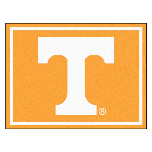 FanMats® - University of Tennessee 96" x 120" Nylon Face Ultra Plush Floor Rug with "Power T" Logo