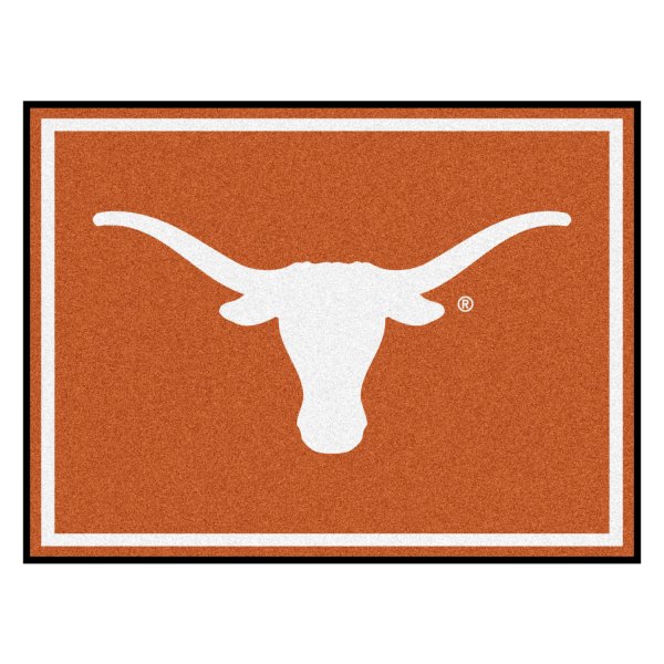 FanMats® - University of Texas 96" x 120" Nylon Face Ultra Plush Floor Rug with "Longhorn" Logo
