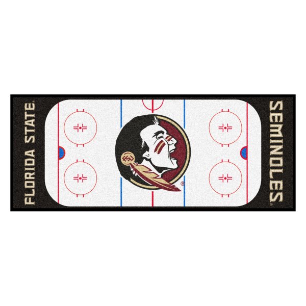 FanMats® - Florida State University 30" x 72" Nylon Face Hockey Rink Runner Mat with "Seminole" Logo
