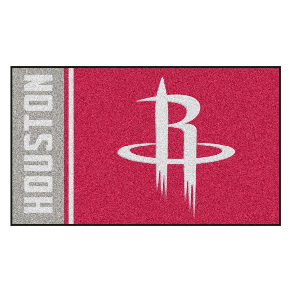 FanMats® - Houston Rockets 19" x 30" Nylon Face Uniform Starter Mat with "R" Logo & Wordmark
